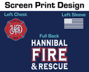 Hannibal Fire Department Fleece Pullover