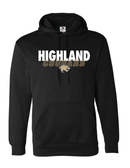 Highland Cougars Drifit Hooded Sweatshirt