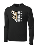 Highland Cougars Drifit Long Sleeve Tee