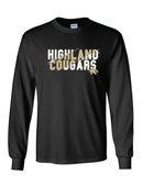 Highland Cougars Long Sleeve T-Shirt
