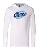 Chaos Softball Jersey Hooded Long Sleeve Tee