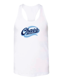 Chaos Softball Ladies Racerback Tank