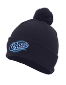 Chaos Softball Pom Pom Beanie