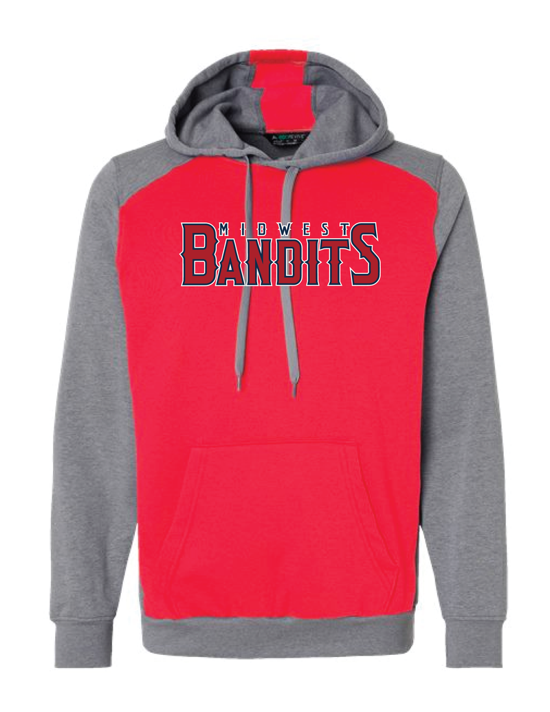 Midwest Bandits 2024 Triblend Fleece Hooded Sweatshirt