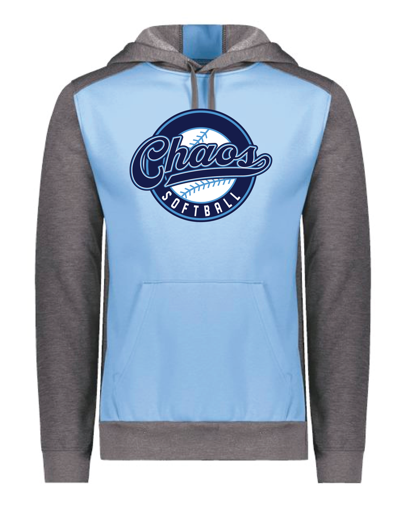Chaos Softball Three-Season Triblend Hooded Sweatshirt