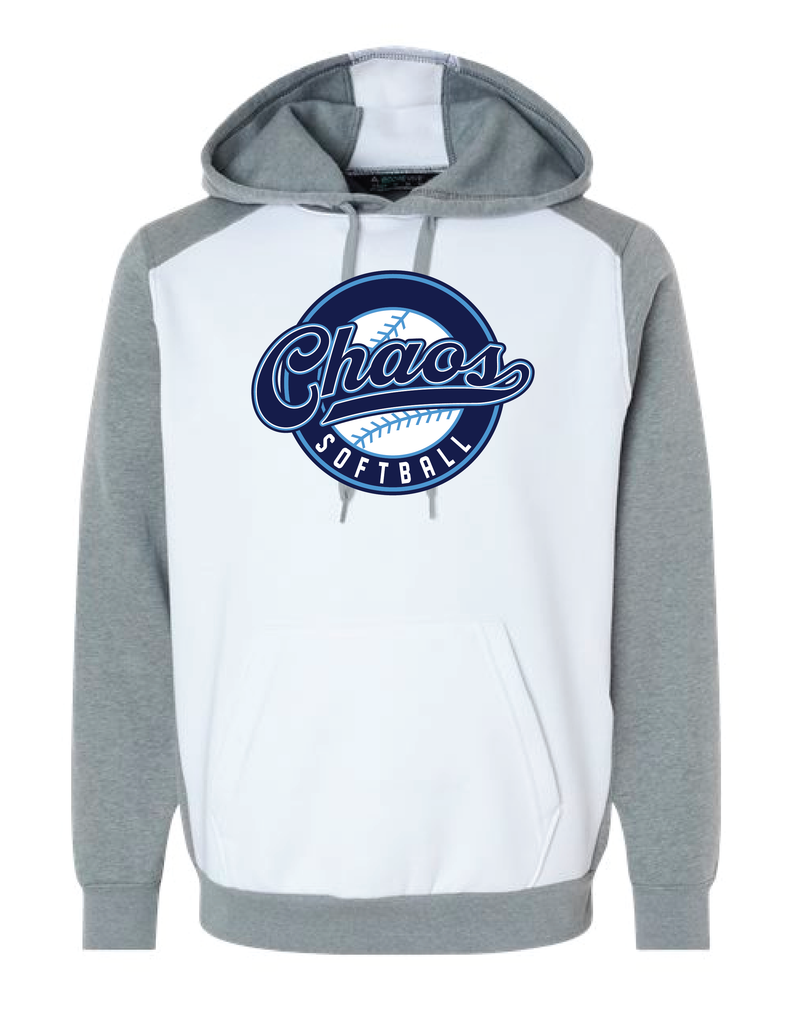 Chaos Softball Three-Season Triblend Hooded Sweatshirt