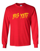 KC Chiefs Long Sleeve Tee - Big Yeti Design