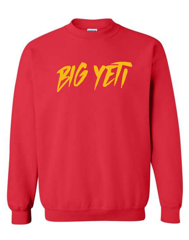 KC Chiefs Crewneck Sweatshirt - Big Yeti Design