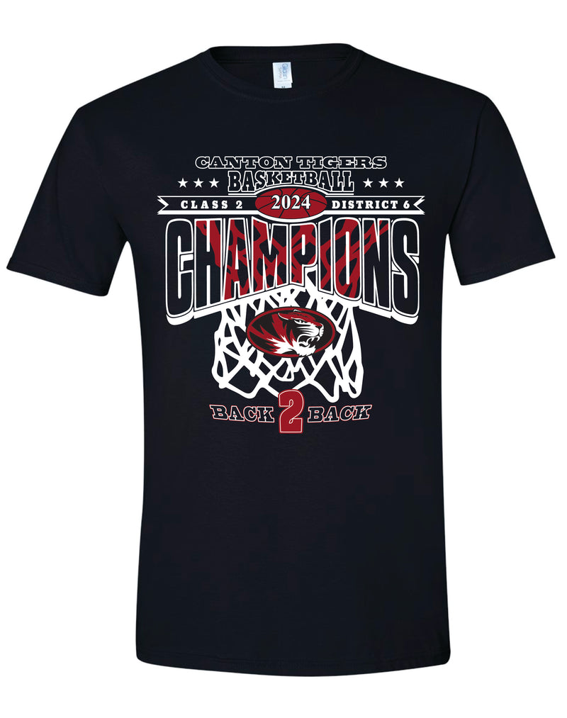 Canton Tiger Basketball District Champs 2024 T-Shirt