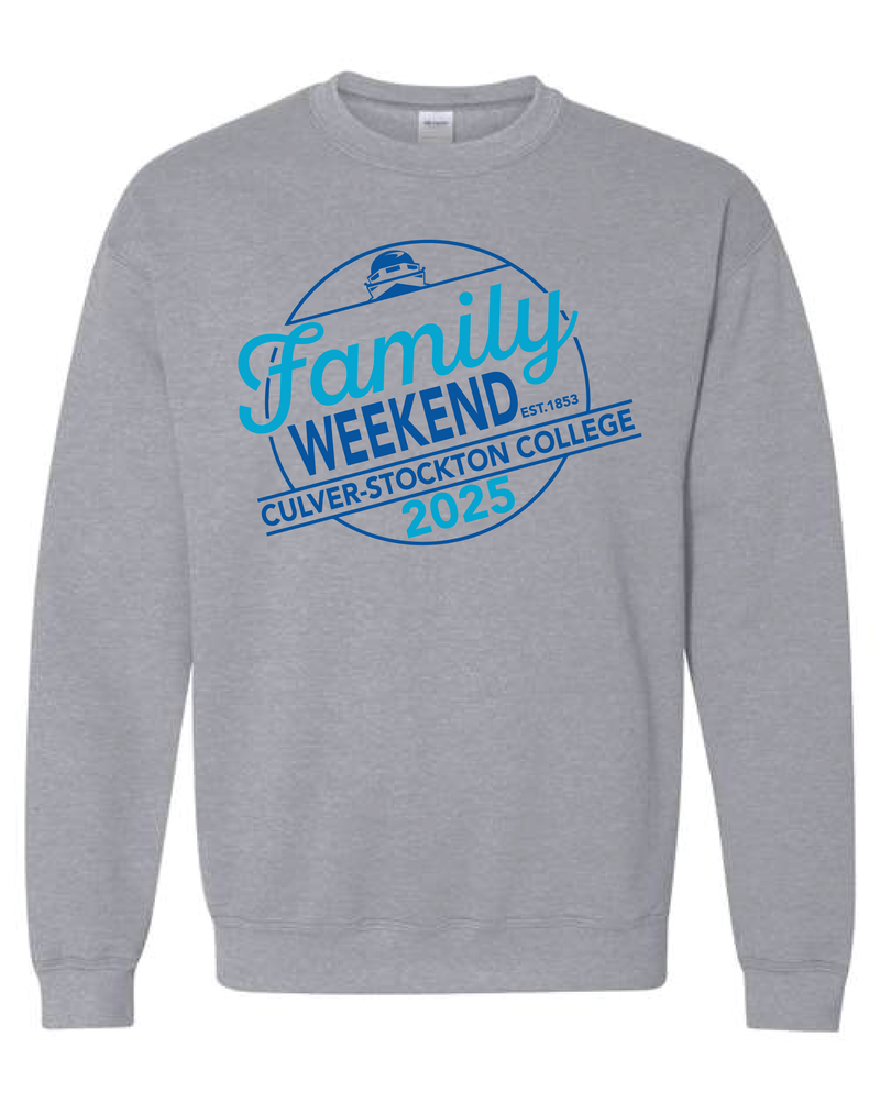 Culver-Stockton College Family Weekend 2025 Crewneck Sweatshirt