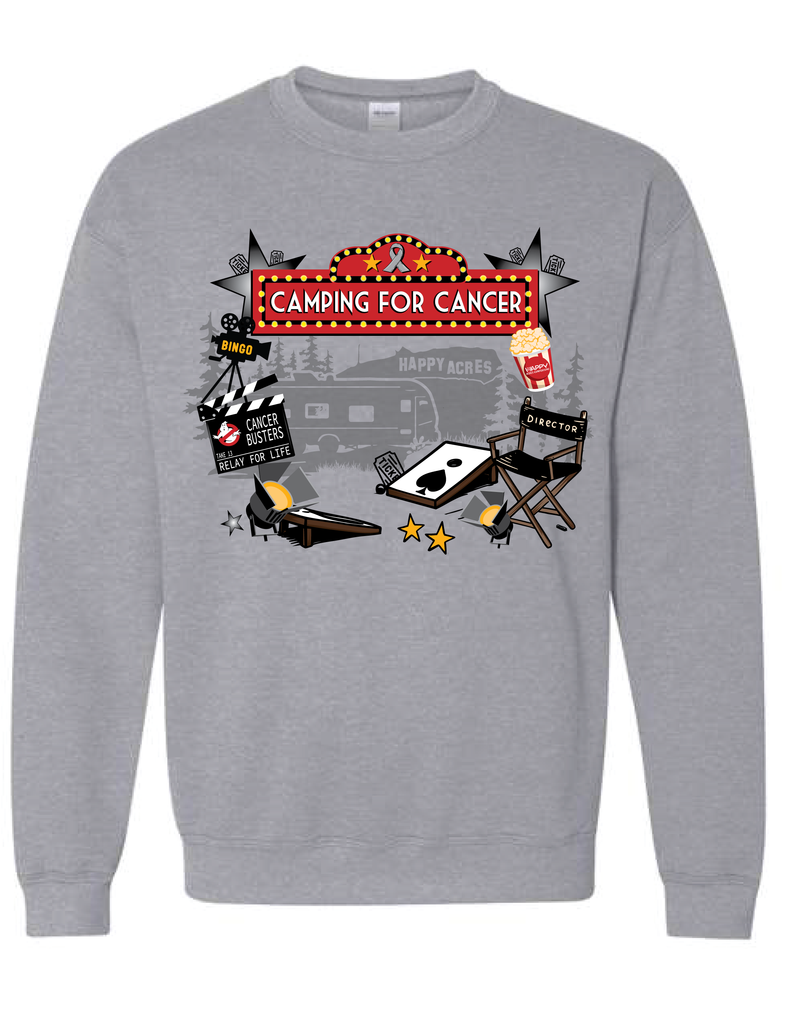 Camping for Cancer 2025 Crewneck Sweatshirt