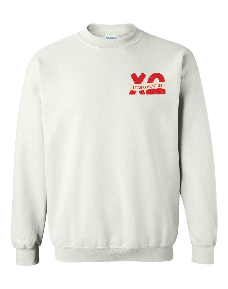 Chi Omega Homecoming 2025 Crewneck Sweatshirt
