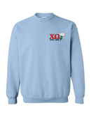 Chi Omega Crest Crewneck Sweatshirt