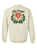 Chi Omega Crest Crewneck Sweatshirt