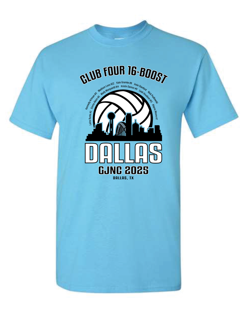 Club Four Volleyball Dallas Nationals T-Shirt