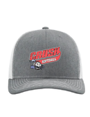 Crush Softball 2026 Snapback Trucker Hat