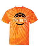 Lady Panthers Basketball Tie Dye T-Shirt