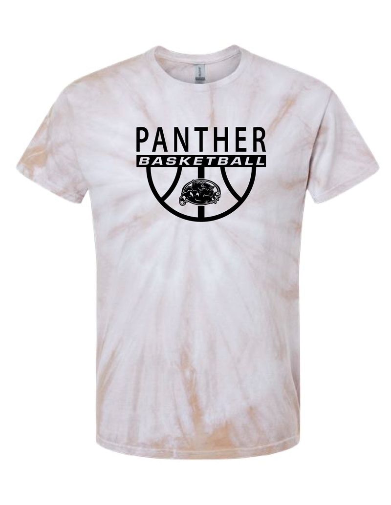 Lady Panthers Basketball Tie Dye T-Shirt
