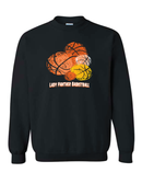 Lady Panthers Basketball Crewneck Sweatshirt