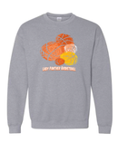Lady Panthers Basketball Crewneck Sweatshirt