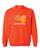 Lady Panthers Basketball Crewneck Sweatshirt