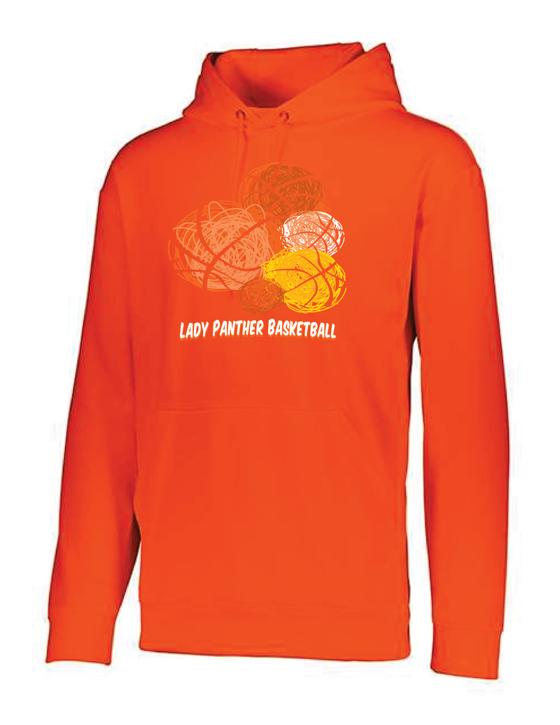 Lady Panthers Basketball Drifit Hooded Sweatshirt