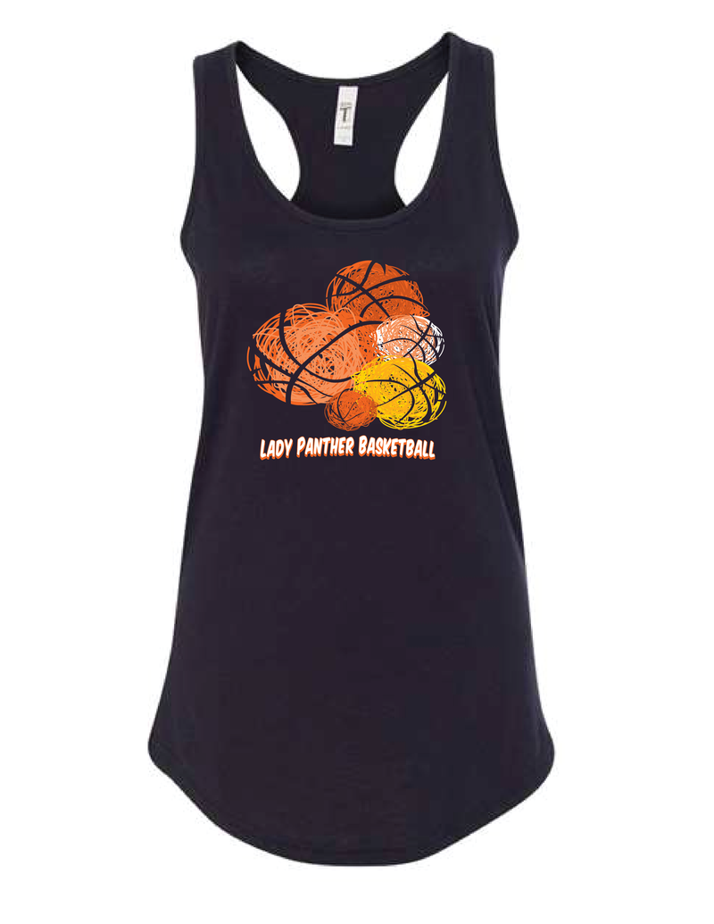 Lady Panthers Basketball Racerback Tank