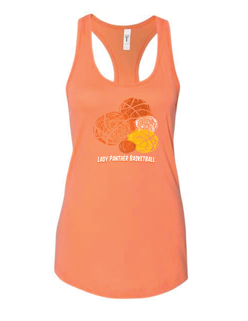 Lady Panthers Basketball Racerback Tank