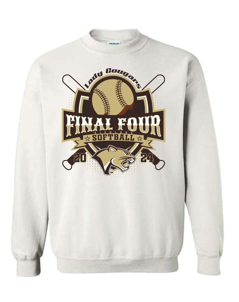 Highland Softball Final Four Crewneck Sweatshirt