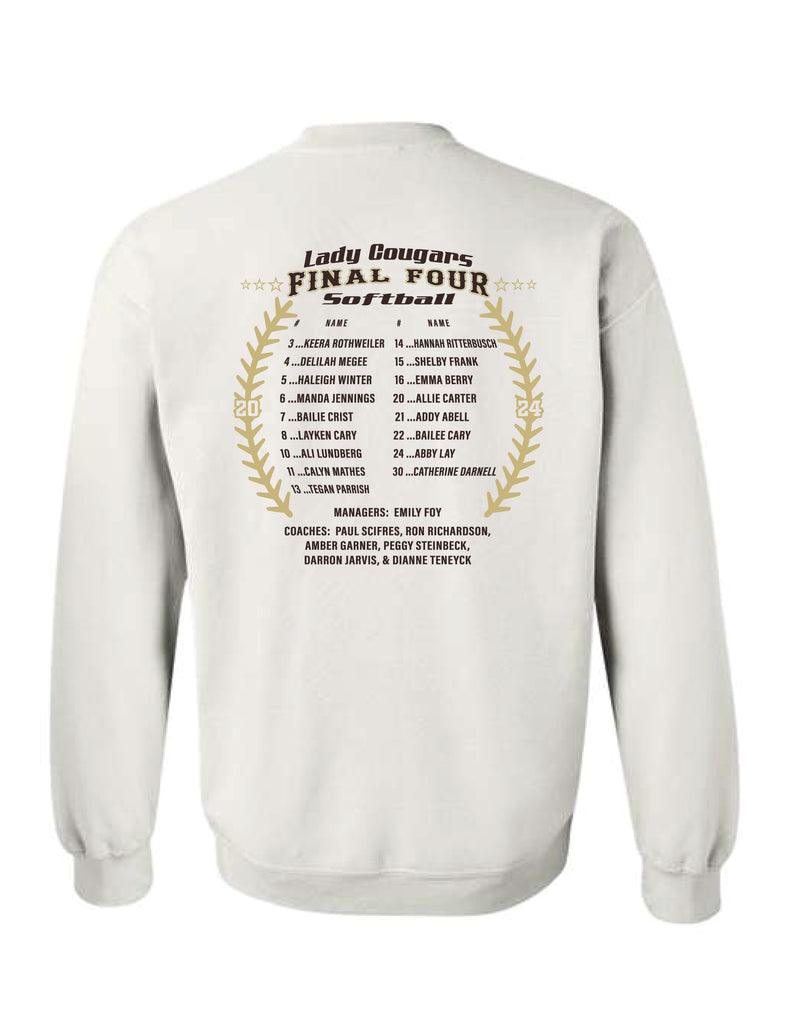 Highland Softball Final Four Crewneck Sweatshirt