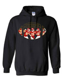 KC Chiefs Hooded Sweatshirt - Football Design