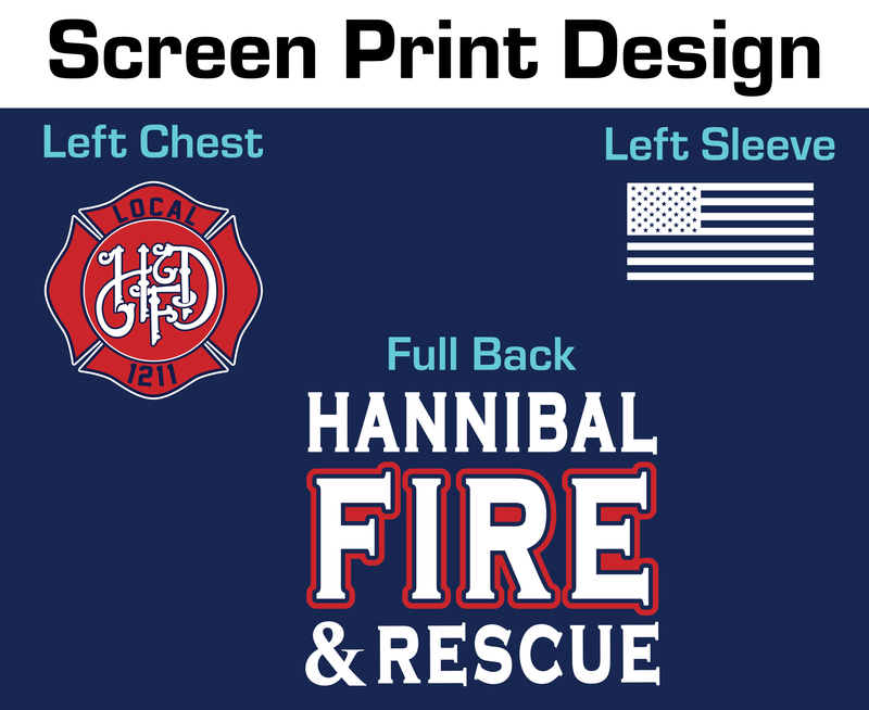 Hannibal Fire Department Drifit T-Shirt