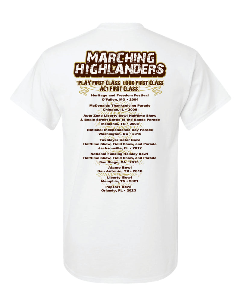 Highland Band 2024 - Parade List T-Shirt