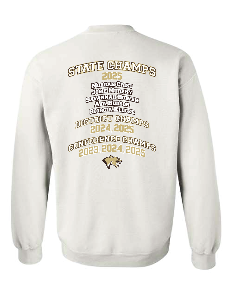 Highland Girls Golf State Champs 2025 Crewneck Sweatshirt