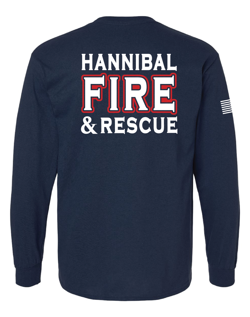 Hannibal Fire Department Softstyle Long Sleeve T-Shirt