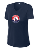Midwest Bandits Ladies Drifit V-Neck Tee