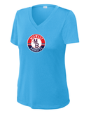 Midwest Bandits Ladies Drifit V-Neck Tee