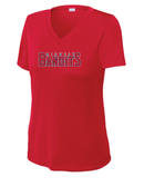 Midwest Bandits Ladies Drifit V-Neck Tee