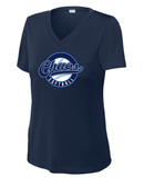 Chaos Softball Ladies Drifit V-Neck Tee