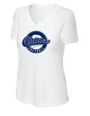 Chaos Softball Ladies Drifit V-Neck Tee