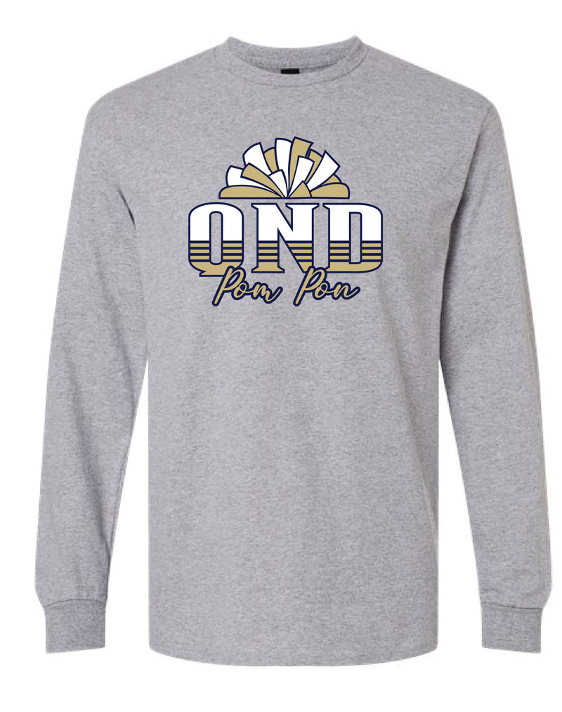 QND Poms 2025 Long Sleeve T-Shirt