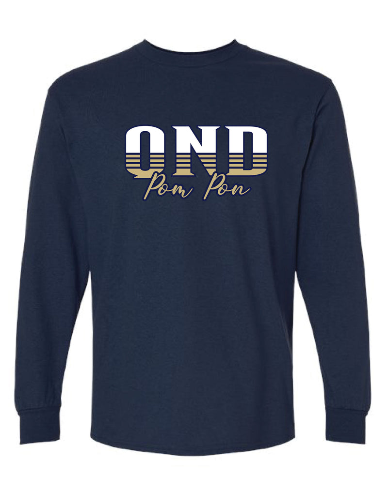 QND Poms 2025 Long Sleeve T-Shirt