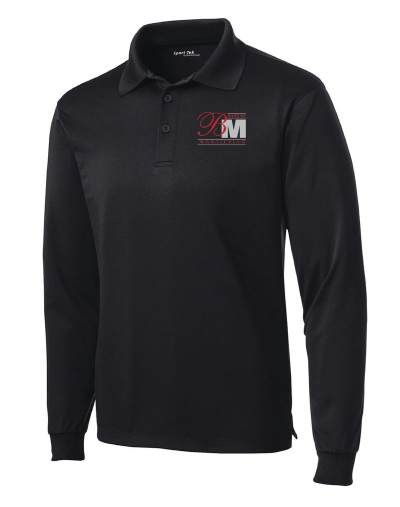 Bank of Monticello Drifit Long Sleeve Polo