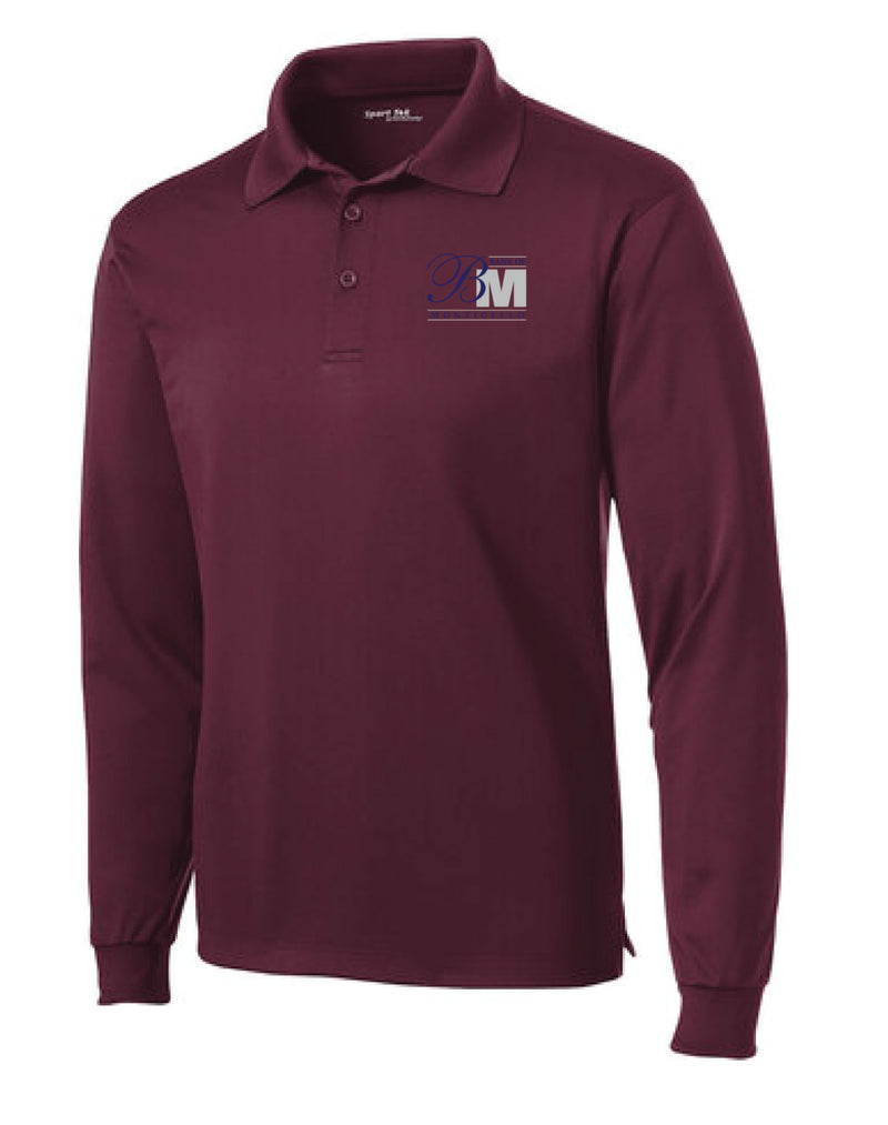 Bank of Monticello Drifit Long Sleeve Polo
