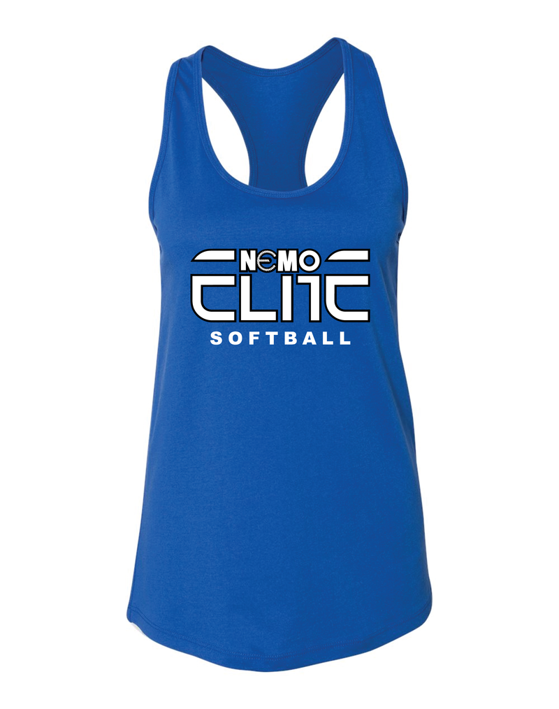 NEMO Elite Softball 2025 Racerback Tank Top