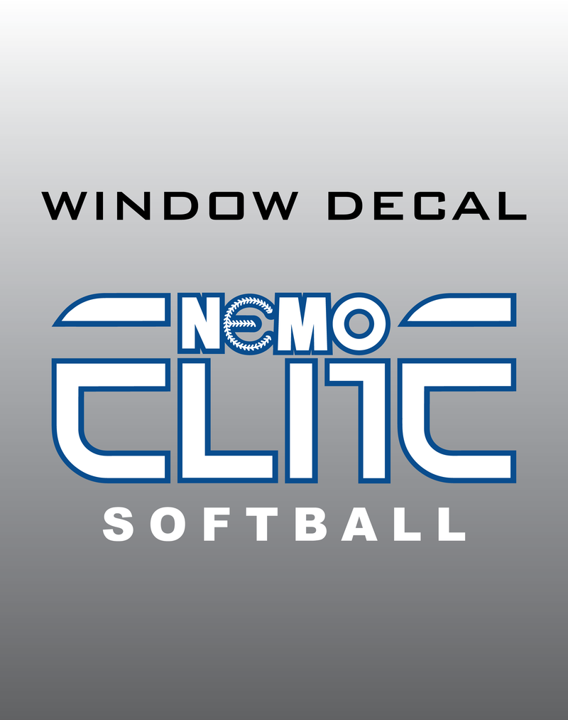 NEMO Elite Softball 2025 Window Decal