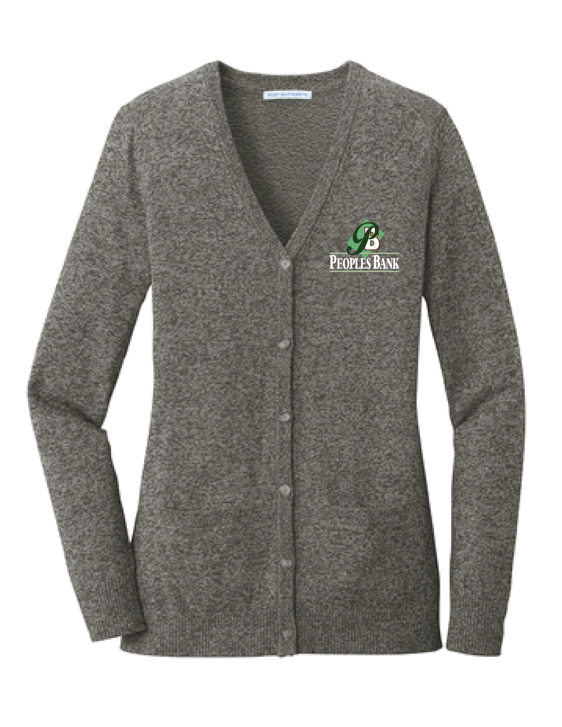 PBW Ladies Marled Cardigan Sweater