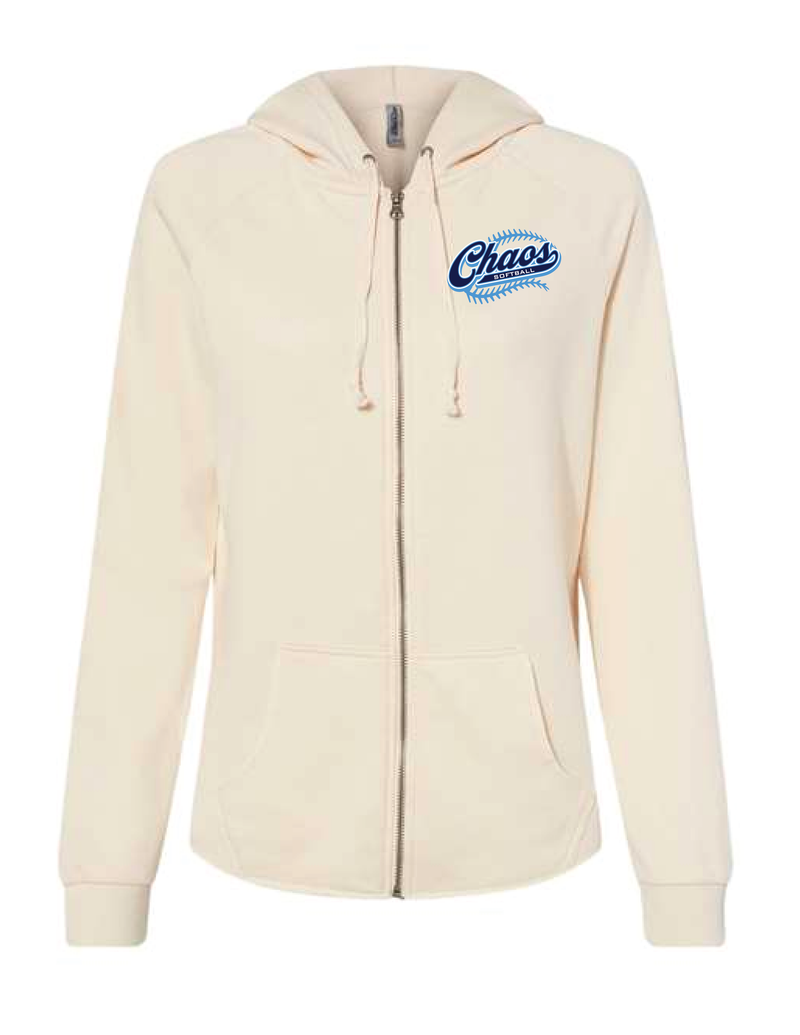 Chaos Softball Full-Zip Hooded Sweatshirt