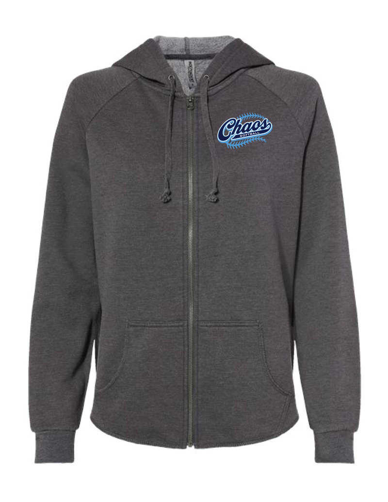 Chaos Softball Full-Zip Hooded Sweatshirt