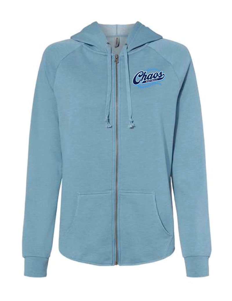 Chaos Softball Full-Zip Hooded Sweatshirt